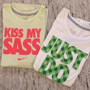 Nike workout tees